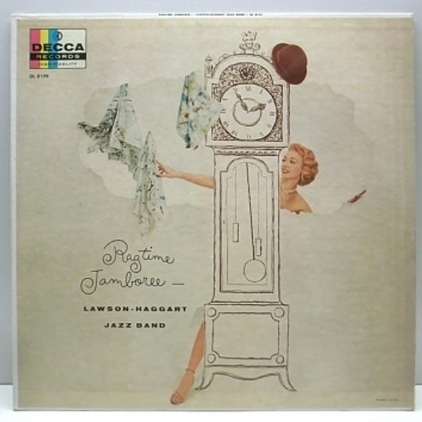 レコードメイン画像：美品!! Decca MONO両溝 / LAWSON HAGGART JAZZ Ragtime Jamboree