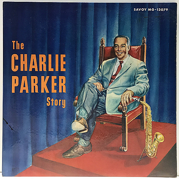 レコードメイン画像：美品 赤ラベ 深溝 MONO 手書RVG オリジナル CHARLIE PARKER Story ('56 Savoy) コーティング・ジャケット
