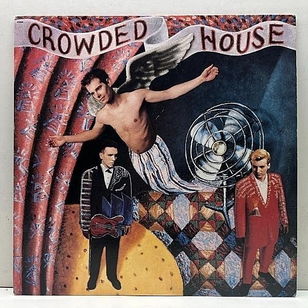 レコードメイン画像：美盤!! 高音質 Wally刻印 USオリジナル CROWDED HOUSE Same／1st ('86 Capitol) 全米2位 沁みる名曲『DON'T DREAM IT'S OVER』収録！