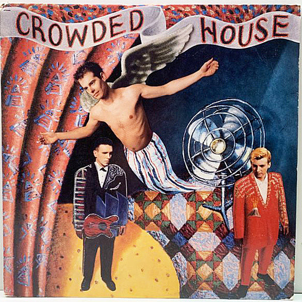 レコードメイン画像：良好!! 高音質 Wally刻印 USオリジナル CROWDED HOUSE Same／1st ('86 Capitol) 全米2位 沁みる名曲『DON'T DREAM IT'S OVER』収録！