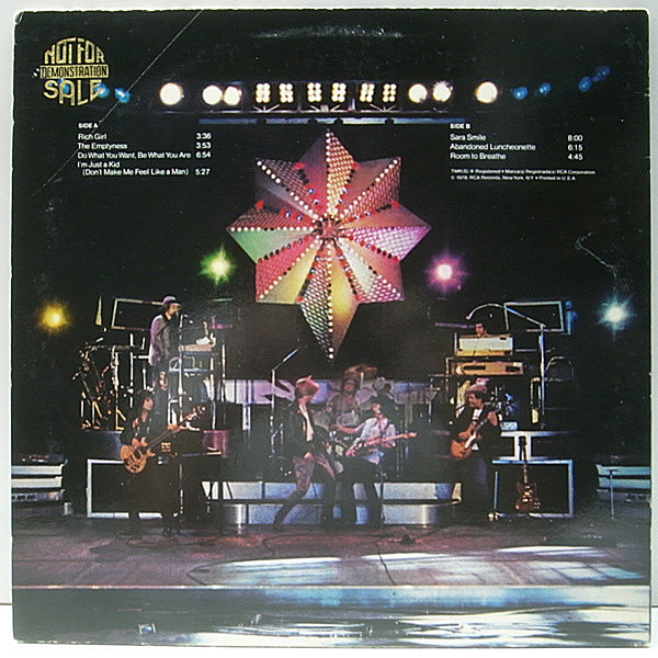 DARYL HALL & JOHN OATES / Livetime (LP) / RCA Victor | WAXPEND RECORDS