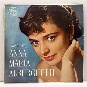 レコード画像：ANNA MARIA ALBERGHETTI / Songs By