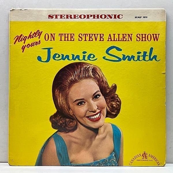 レコードメイン画像：良好!! USオリジナル JENNIE SMITH Nightly Yours On The Steve Allen Show ('63 Canadian American) ジェニー・スミス 米 初回プレス