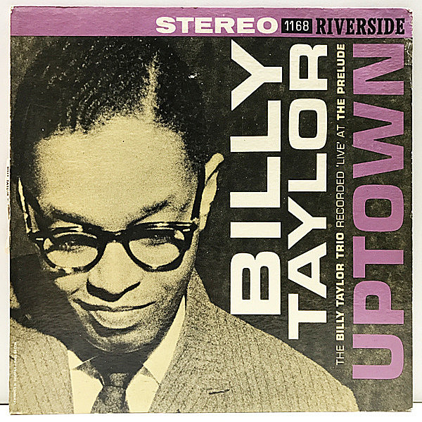 レコードメイン画像：美盤!! STEREO 完全オリジナル BILLY TAYLOR Uptown (Riverside RLP 1168) 黒小 深溝 HENRY GRIMES, RAY MOSCA 絶品のピアノトリオ