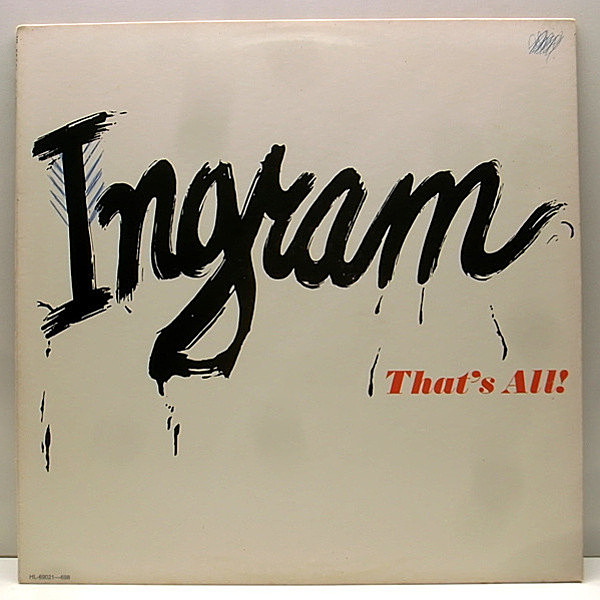 レコードメイン画像：USオリジナル INGRAM That's All ('77 H&L) INGRAM KINGDOM モダンソウル〜ソウルジャズ〜グルーヴ