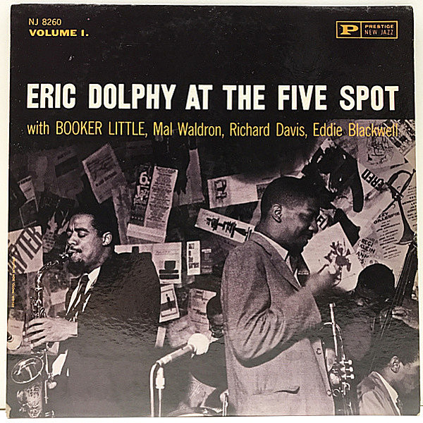 レコードメイン画像：レア!! 完全オリジナル ERIC DOLPHY At The Five Spot ('61 New Jazz) RVG MONO 深溝 BOOKER LITTLE, MAL WALDRON