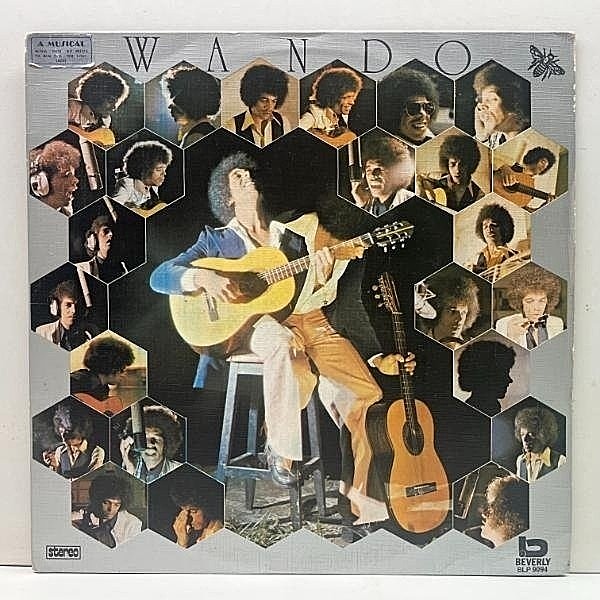 レコードメイン画像：ブラジル原盤 Brazil オリジナル WANDO S.T ('75 Beverly) 伯SSW ワンド 若きサンバの旗手 抜群のメロウサンバ Xavante, Lagrimas E Poesia