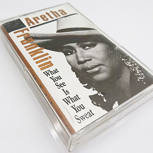 レコードメイン画像：ARETHA FRANKLIN What You See Is What You Sweat ('91 Arista) アレサ・フランクリン CASSETTE TAPE / テープ