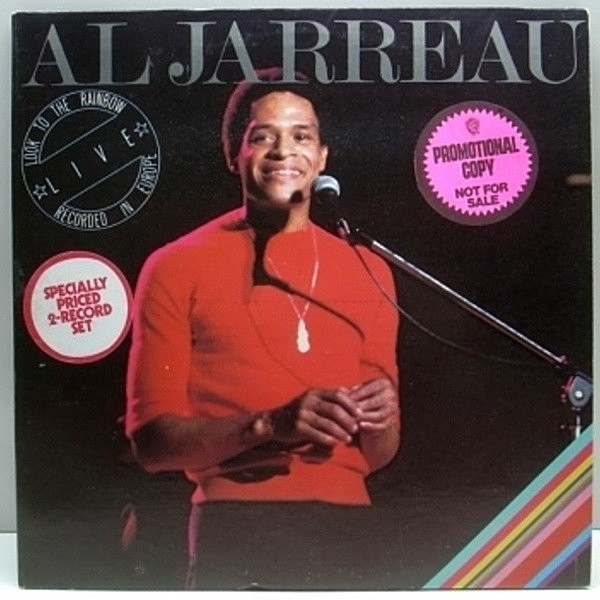 レコードメイン画像：美品 プロモ 2LP USオリジ AL JARREAU Live Look to 臨場感抜群