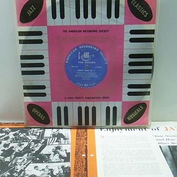 レコードメイン画像：これでしか聴けない!! ARS (G-404) オリジナル OSCAR PETERSON / FLIP PHILLIPS / RAY BROWN Jam Session 通販オンリー 深溝 MONO 冊子完品