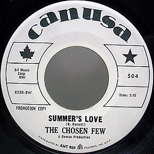 レコード画像：CHOSEN FEW / Summer's Love / Hey Joe