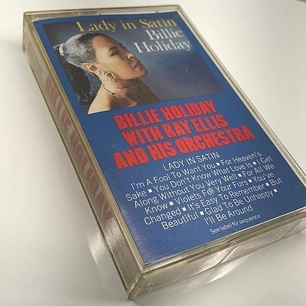 レコードメイン画像：BILLIE HOLIDAY Lady In Satin ビリー・ホリデイ／レディ・イン・サテン レイ・エリス楽団 CASSETTE TAPE／テープ