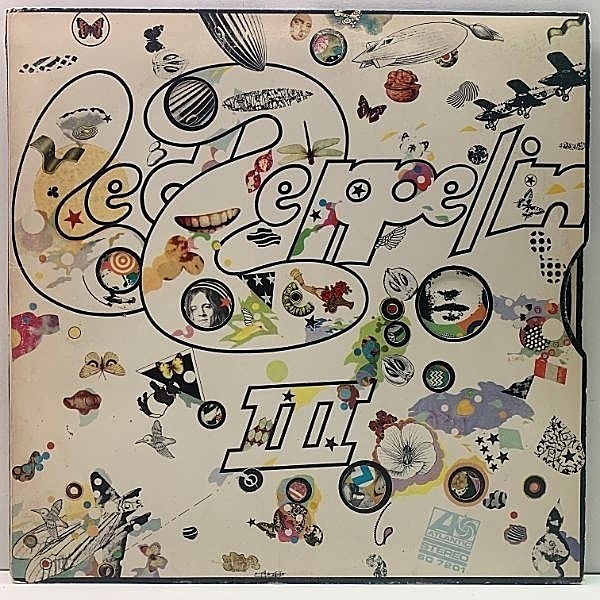 レコードメイン画像：【激レア・両面Aマト】良好品!! 初版BROADWAY 米オリジナル LED ZEPPELIN III 3 ('70 Atlantic) 移民の歌／Immigrant Song US 初回プレス