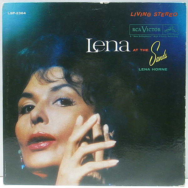 レコードメイン画像：良品!! 初回ニッパー 銀ロゴ 深溝 USオリジナル LENA HORNE Lena At The Sands ('61 RCA) LIVING STEREO レナ・ホーン 傑作ライヴ