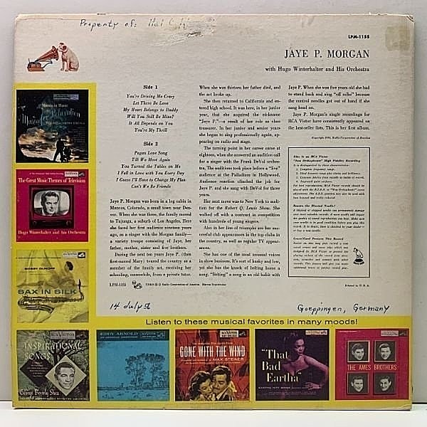 JAYE P. MORGAN / Same (LP) / RCA Victor | WAXPEND RECORDS