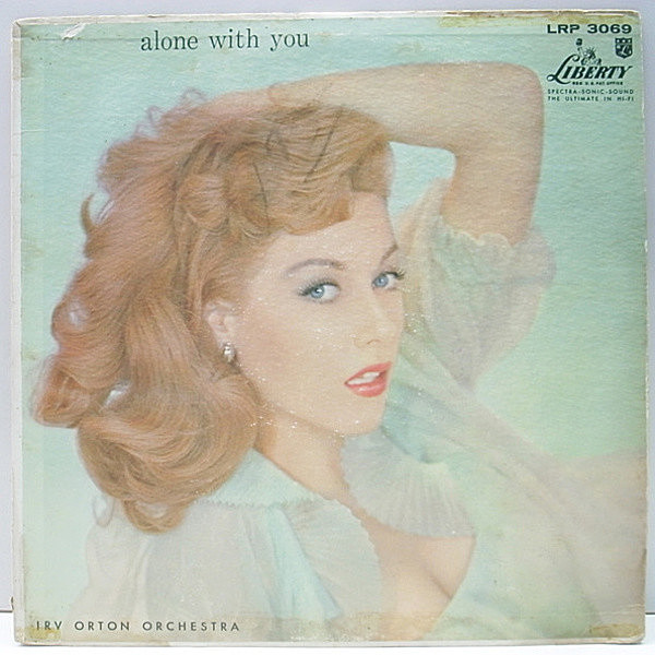 レコードメイン画像：CHEESECAKE／セクシー美女 リング付きターコイズ 深溝 MONO オリジナル IRV ORTON Alone With You ('58 Liberty)