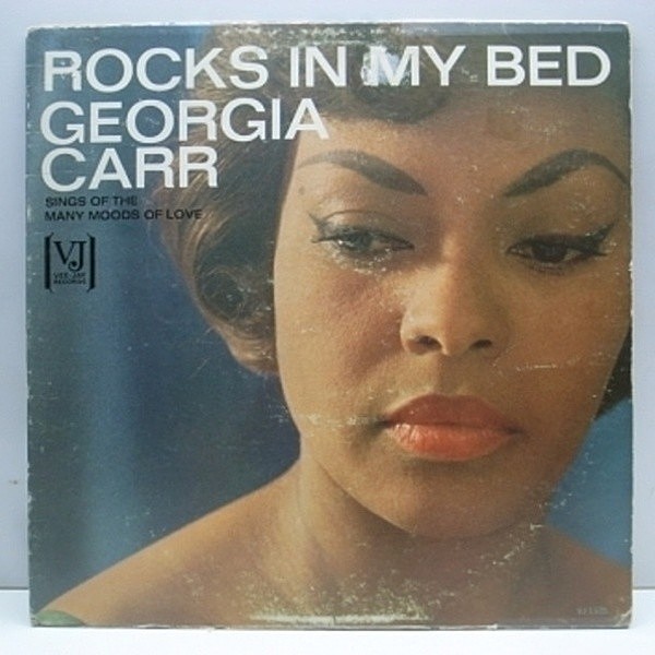 レコードメイン画像：USオリジ 初回虹 MONO両溝 Orig. GEORGIA CARR Rocks In My Bed