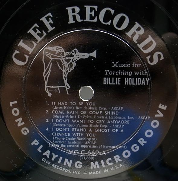 BILLIE HOLIDAY / Music For Torching With 〜 (LP) / Clef