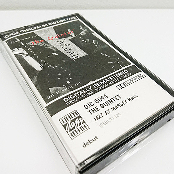 レコードメイン画像：THE QUINTET Jazz at Massey Hall ('83 Debut) CHARLIE PARKER etc ジャズ・ジャイアンツ5人の共演 CASSETTE TAPE／カセット テープ