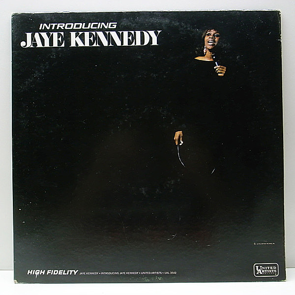 レコードメイン画像：【唯一のアルバム】良好!! MONO 米オリジナル JAYE KENNEDY Introducing ('59 United) 女性マイナー・ジャズ・ヴォーカル 隠れた好盤