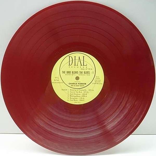 レコードメイン画像：鬼レア!入手難! 赤盤 FLAT オリジナル CHARLIE PARKER Bird Blows The Blues (Dial 901・21/22) RED VINYL 深溝 1stレーベル
