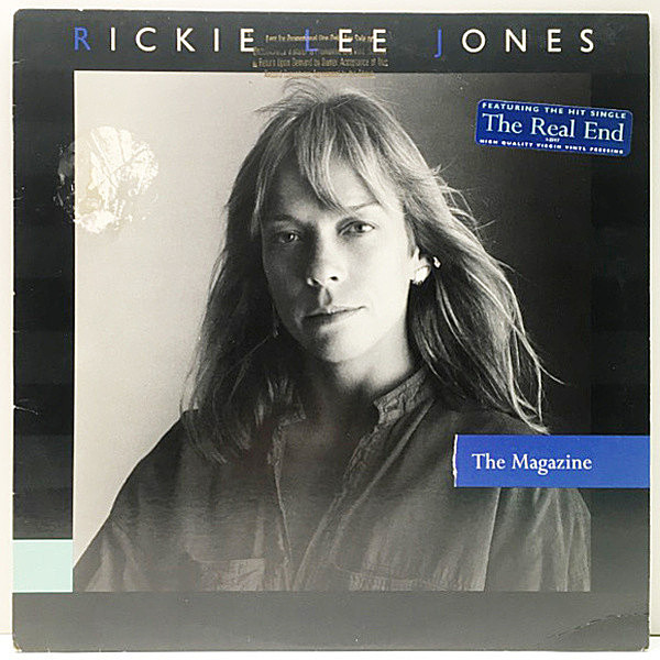 レコードメイン画像：プロモ【半透明盤・黄金色】SLM／TML刻印 USオリジナル RICKIE LEE JONES The Magazine ('84 Warner) インナー完品 ハイプステッカー付き