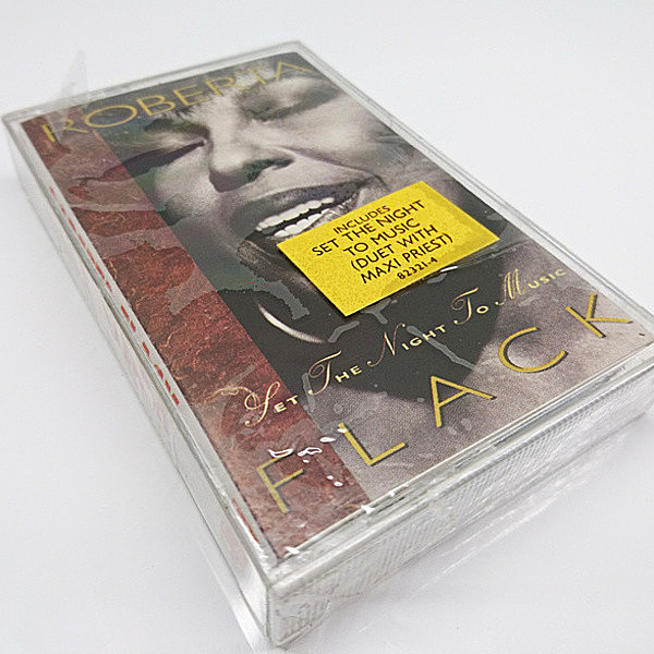 レコードメイン画像：未開封 ROBERTA FLACK Set The Night To Music ('91 Atlantic) ロバータ・フラック CASSETTE TAPE／カセット テープ