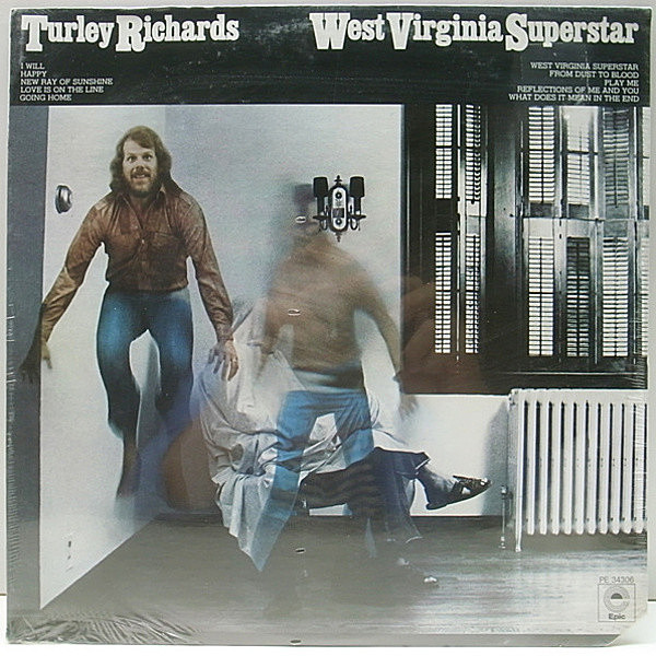 レコードメイン画像：SEALED 未開封 オリジナル TURLEY RICHARDS West Virginia Superstar ('76 Epic) ブルーアイド・ソウル AOR