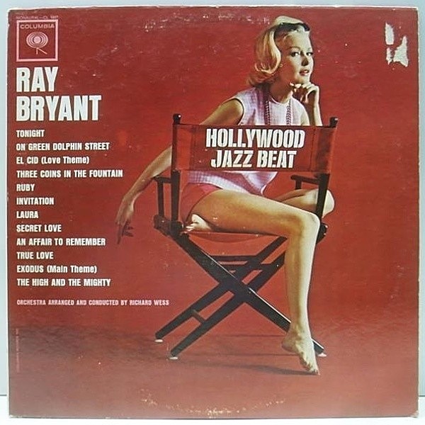 レコードメイン画像：美盤!! 6eye MONO オリジナル RAY BRYANT Hollywood Jazz Beat ('62 Columbia) ドリーミィな映画音楽集
