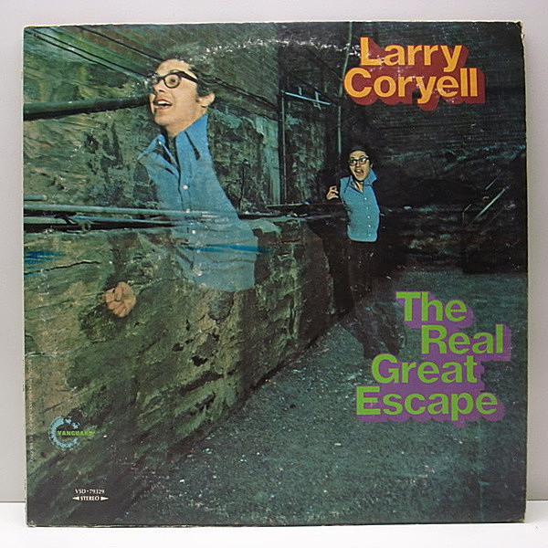 レコードメイン画像：美盤!! US オリジナル LARRY CORYELL The Real Great Escape ('73 Vanguard) インナー 完品／サイケ