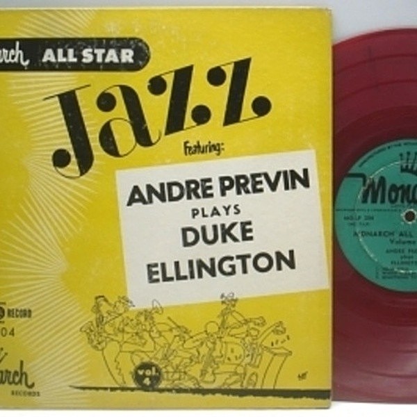 レコードメイン画像：珍盤 10 Orig. MONARCH ALL STAR JAZZ / ANDRE PREVIN plays 他