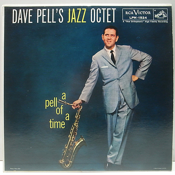 レコードメイン画像：美盤!! 初回ニッパー 銀ロゴ 深溝 MONO オリジナル DAVE PELL A Pell Of A Time ('57 RCA) Jack Sheldon, Pepper Adams, Marty Paich