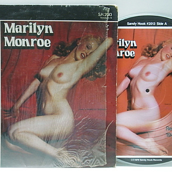 レコードメイン画像：レア 限定 ピクチャー LP MARILYN MONROE マリリン・モンロー Rare Recordings 1948-1962 | LTD. PICTURE DISC セクシー・ヌード SEXY NUDE