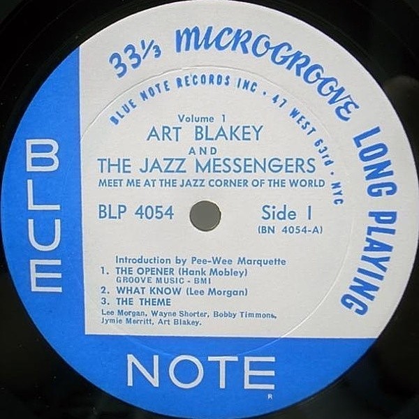 ART BLAKEY / JAZZ MESSENGERS / Meet You At The Jazz Corner