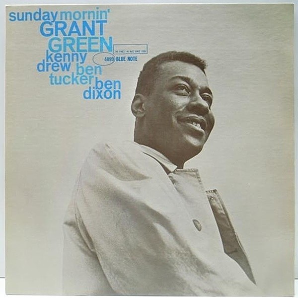 レコードメイン画像：良品!! 初回 NEWYORK MONO オリジナル GRANT GREEN Sunday Mornin' (Blue Note BLP 4099) RVG 耳あり KENNY DREW, BEN TUCKER