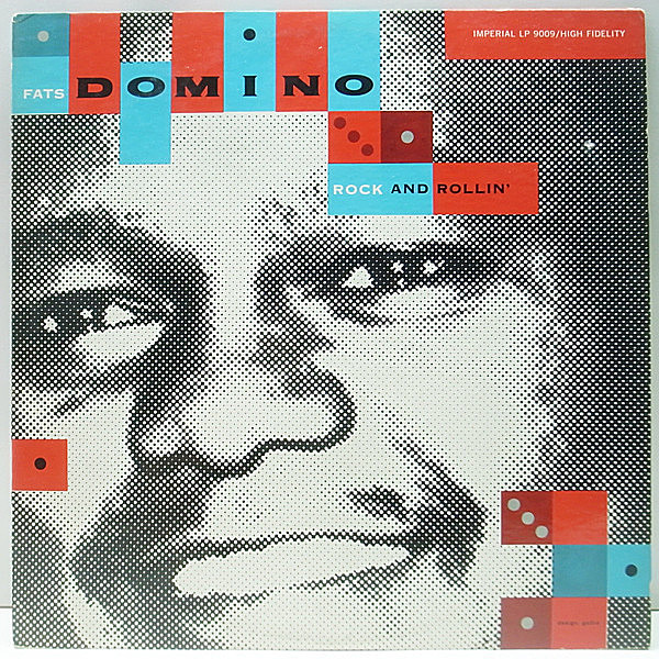 レコードメイン画像：レアな極美盤!! 1stマルーン 深溝 MONO オリジナル FATS DOMINO Rock And Rollin' ('56 Imperial) ファッツ・ドミノ LP