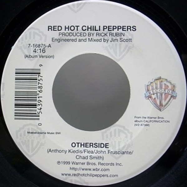 RED HOT CHILI PEPPERS / OTHERSIDE c/w HOW STRONG (7