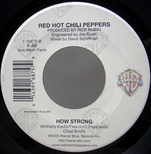RED HOT CHILI PEPPERS / OTHERSIDE c/w HOW STRONG (7