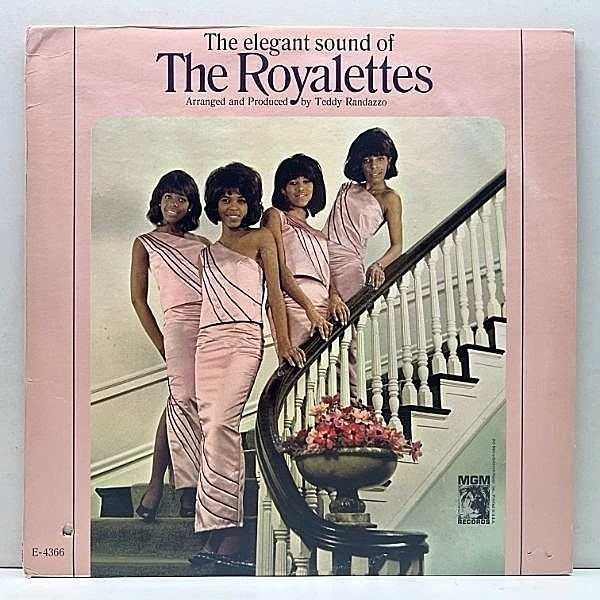 レコードメイン画像：レアな良好品!!【MONO】深溝 USオリジナル ROYALETTES The Elegant Sound Of ～ ('66 MGM) ロイヤレッツ 傑作 2nd アルバム