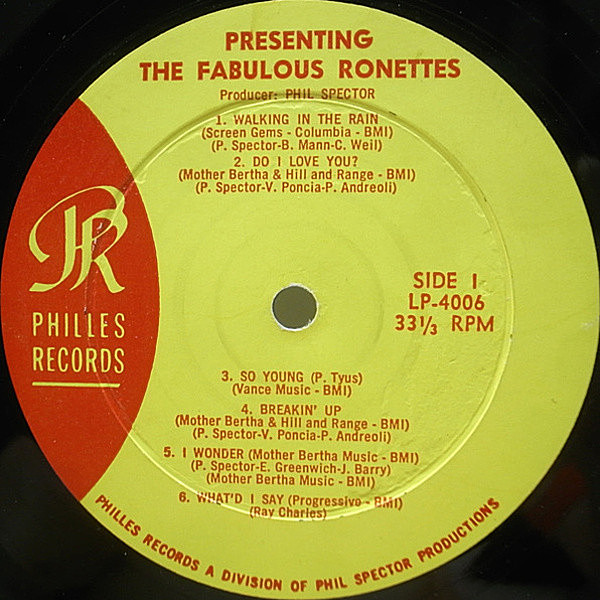RONETTES / Presenting The Fabulous Ronettes Featuring