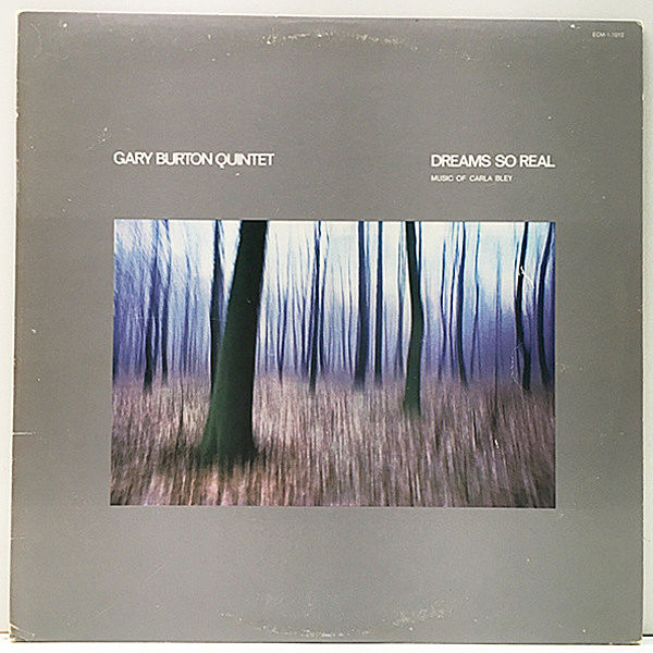 レコードメイン画像：【Pat Metheny & Mick Goodrick】RL刻印 [Bob Ludwig] USオリジナル GARY BURTON QUINTET Dreams So Real - Music Of Carla Bley ('76 ECM)