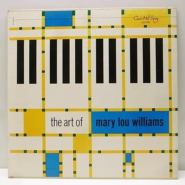 レコードメイン画像：レア!! 極美盤 10インチ FLAT 深溝 MONO オリジナル MARY LOU WILLIAMS The Art Of ('55 Concert Hall Society) ピアノトリオ