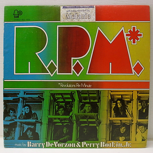 レコードメイン画像：【INCREDIBLE BONGO BAND／Apacheを彷彿させるパーカッシヴ・グルーヴ】良好!! USオリジナル『R.P.M.』BARRY DEVORZON & PERRY BOTKIN JR.