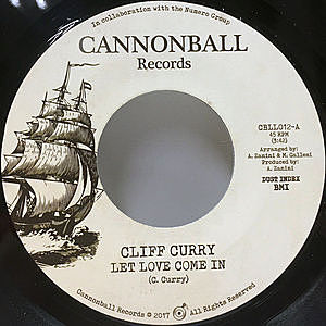 レコード画像：CLIFF CURRY / Let Love Come In