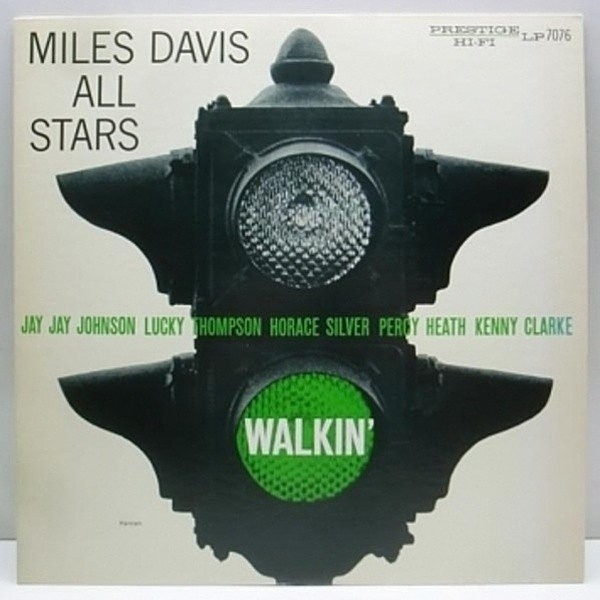 レコードメイン画像：MONO 解説付き MILES DAVIS Walkin / Prestige 7129 / 国内盤 LP