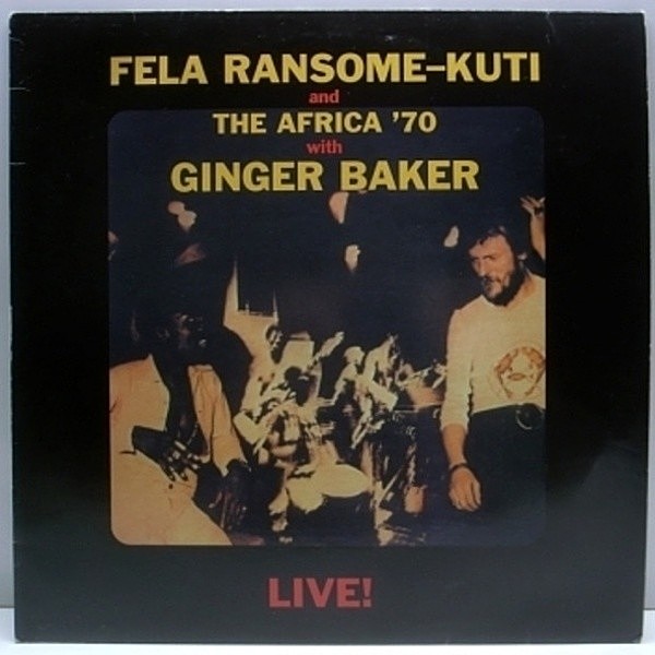 レコードメイン画像：Afro Funk!! FELA RANSOME KUTI & AFRICA '70 GINGER BAKER Live