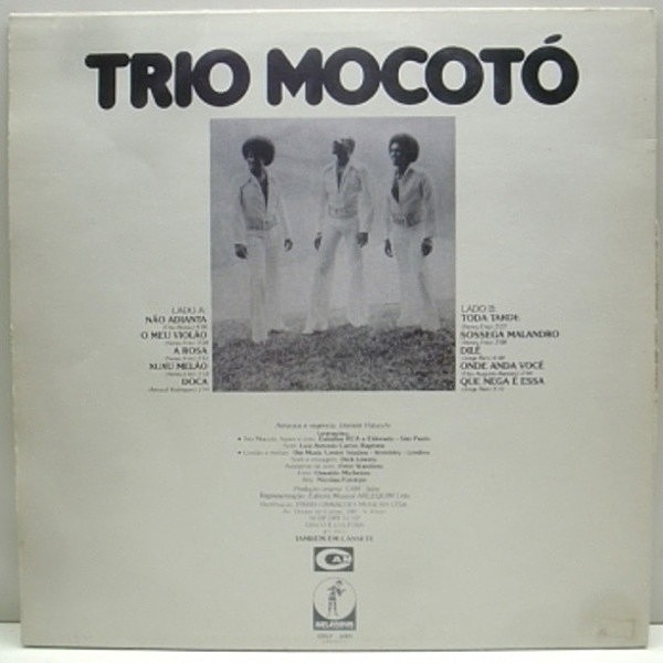 TRIO MOCOTO / Same (LP) / Arlequim | WAXPEND RECORDS