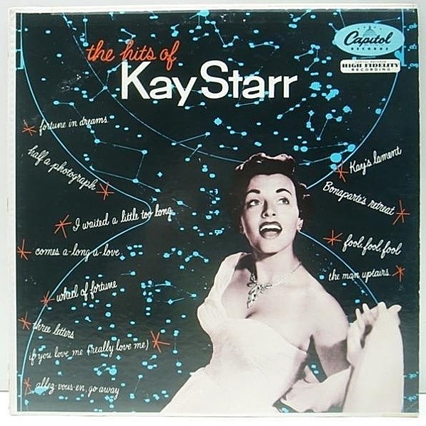 レコードメイン画像：良盤!美再生! MONO 虹ツヤ KAY STARR The Hits Of ～ (Capitol) 実力派シンガー ケイ・スター '54年作品