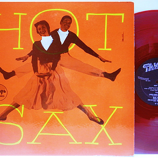 レコードメイン画像：良盤!音抜群! FLAT 赤盤 深溝 MONO オリジナル J.D. KING Hot Sax ('56 Tampa) DICK TAYLOR