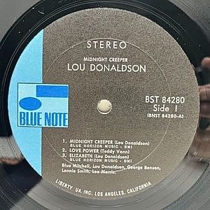 LOU DONALDSON / Midnight Creeper (LP) / Blue Note | WAXPEND